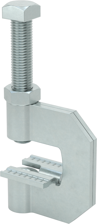 Kiriş Kelepçesi, 1-5/8“ ila 3-1/4” yüksek dikme kanalı için, Çinko Kaplı Çelik