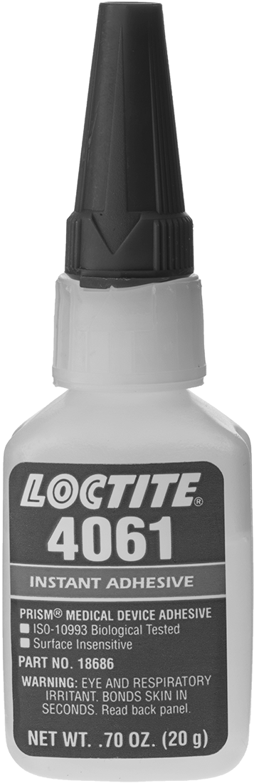 Anında Yapışan Yapıştırıcı, Kirli Yüzeyler için, Loctite® 4061, 0.7 FL. oz