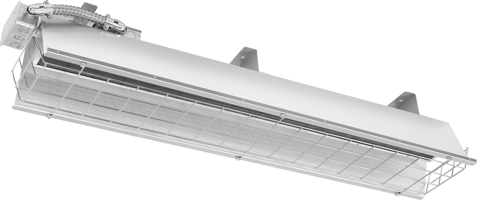 Doğrudan Uzun Menzilli Tavana Monte Elektrikli Isıtıcı, 480V AC, Üç Fazlı, 14600 Btu/hr.