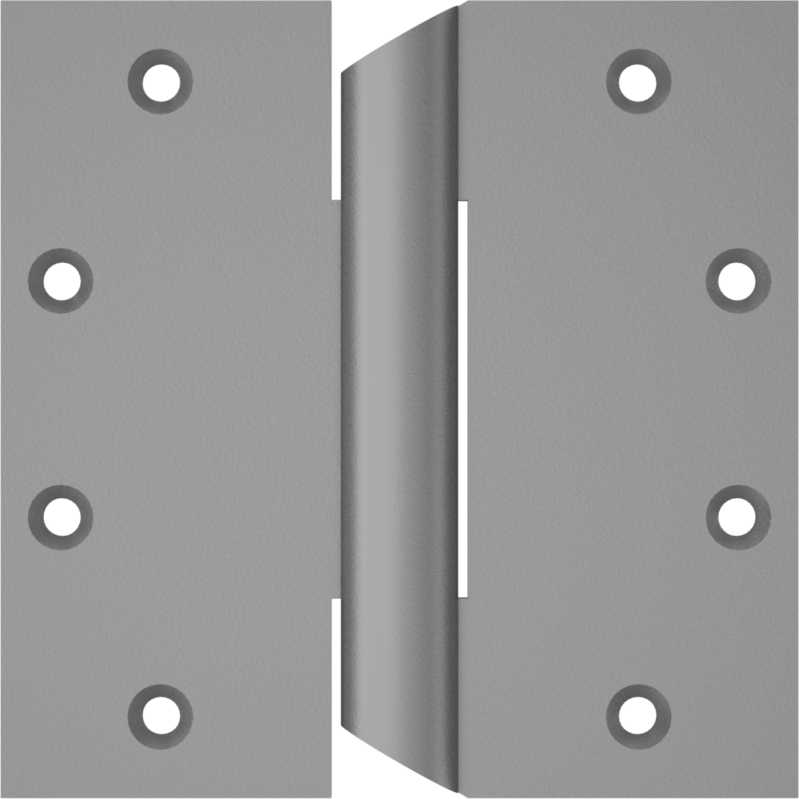 Kurcalamaya Dayanıklı Gömme Montaj Şablonu Menteşesi, Yataklı, Giriş Kapısı için, Düşük Karbonlu Çelik, 5“ x 2-1/2” Kapı Kanadı