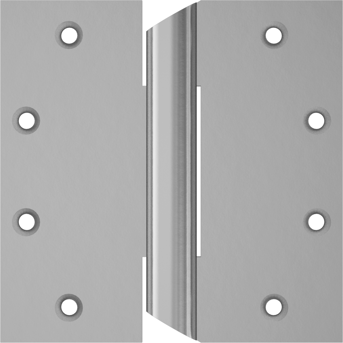 Kurcalamaya Dayanıklı Gömme Montaj Şablonu Menteşesi, Yataklı, Giriş Kapısı için, 304 Paslanmaz Çelik, 5“ x 2-1/2” Kapı Kanadı