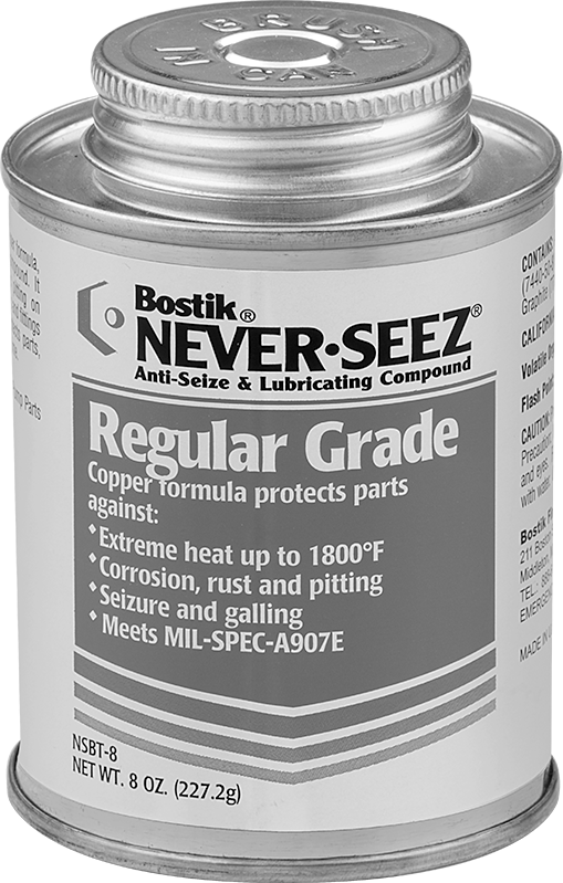 Bostik Never-Seez Sıkışma Önleyici Yağlayıcı, Normal Sınıf, 8 FL. oz. Aplikatör Kapaklı Teneke Kutu