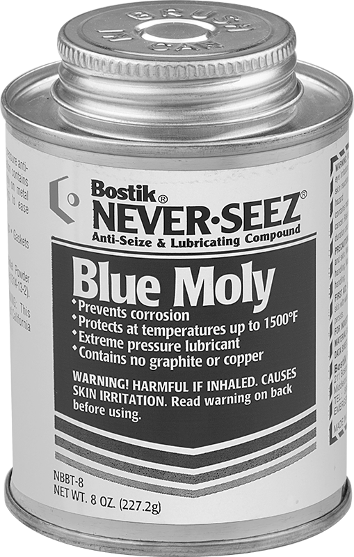 Bostik Never-Seez Sıkışma Önleyici Yağlayıcı, Mavi Molibden, Yüksek Basınç, 8 FL. oz. Aplikatör Kapaklı Kutu