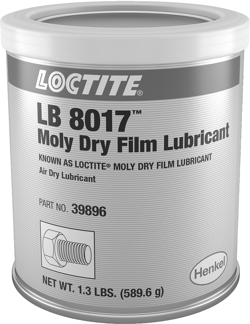 Loctite® Yağlayıcı, lb8017 Molibden Kuru Film, Kuru Film, 1,3 lbs. Teneke Kutu