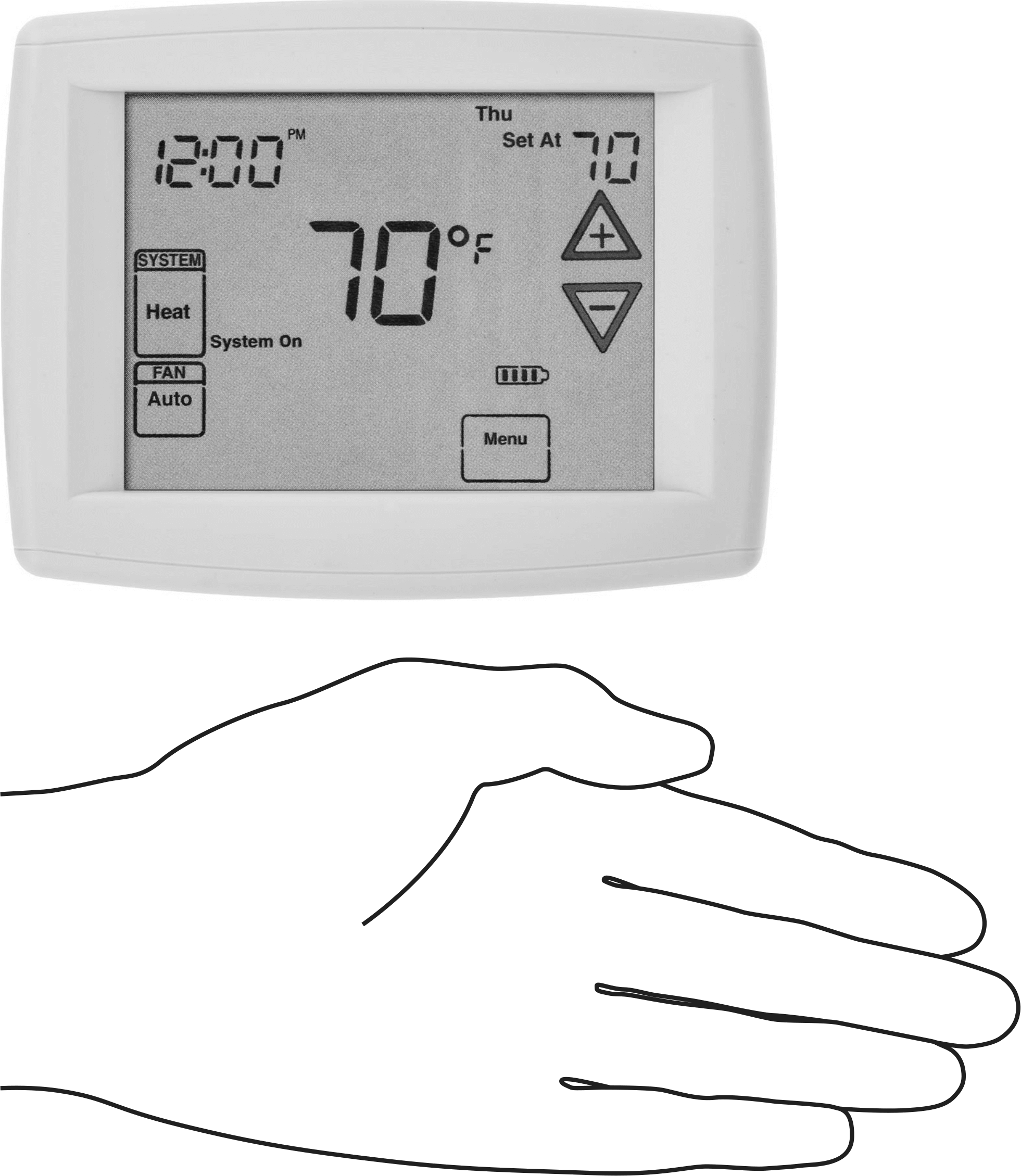 Programlanabilir Düşük Gerilim Termostatı, Klimalar ve Isıtıcılar için, Çok Aşamalı Sistem