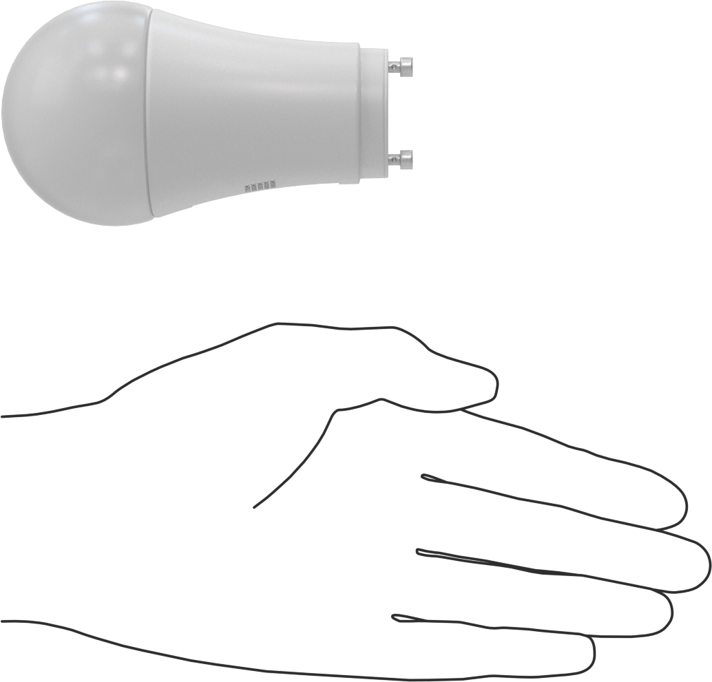 Bükümlü Kilitli Tabanlı Ampul, 100 W Eşdeğer Akkor, Kısılabilir, 1500 Lumens