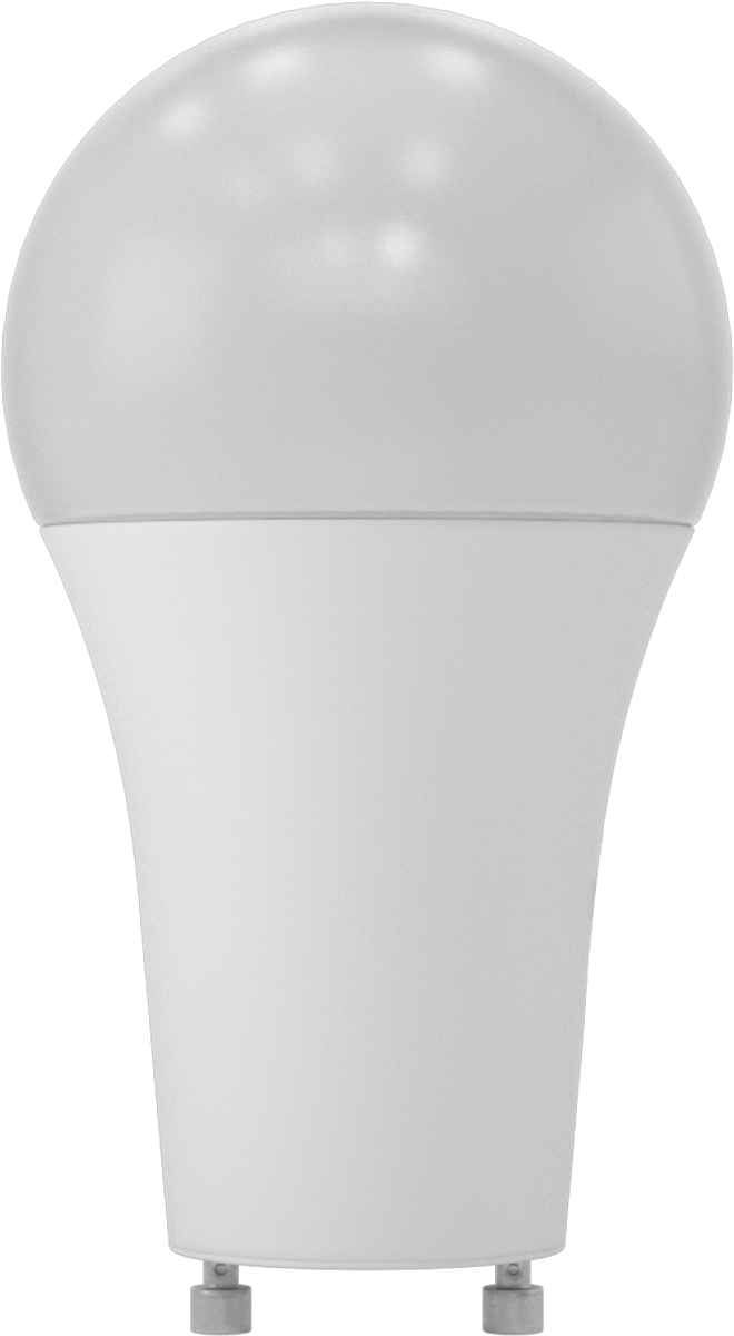 Bükümlü Kilitli Tabanlı Ampul, 60W Eşdeğer Akkor, Ilık (2700K), 800 Lumens