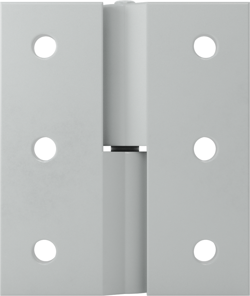 Ayarlanabilir Ağır Hizmet Menteşesi, Delikli, 5“ x 2-1/8” Kapı Kanadı, Sol Yan Kapı Montajı