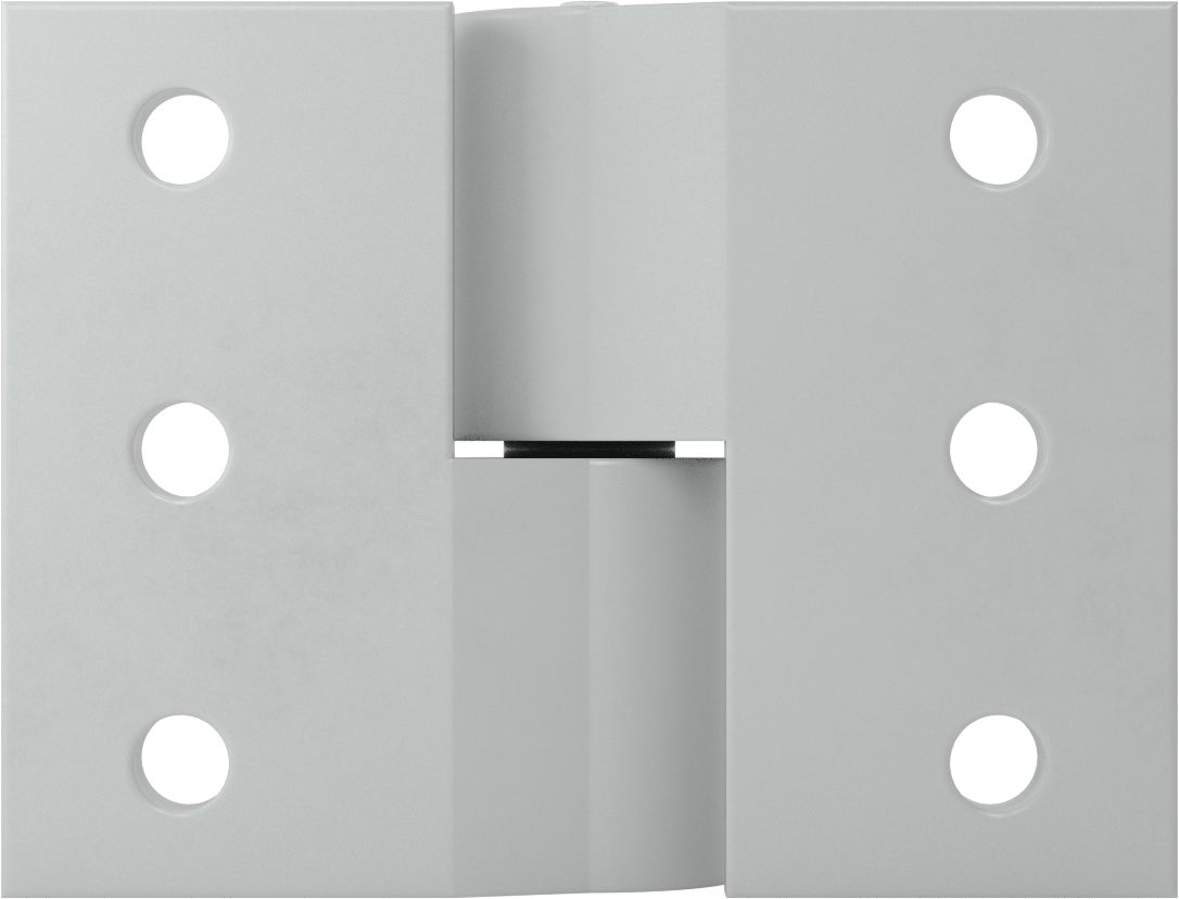 Ayarlanabilir Ağır Hizmet Menteşesi, Delikli, 5“ x 3-9/32” Kapı Kanadı, Sol Yan Kapı Montajı