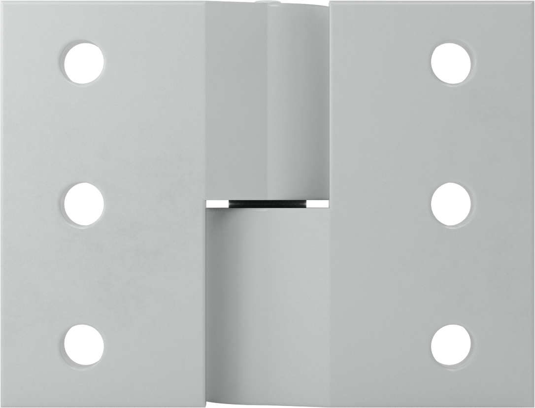 Ayarlanabilir Ağır Hizmet Menteşesi, Delikli, 5“ x 3-9/32” Kapı Kanadı, Sağ Taraf Kapı Montajı