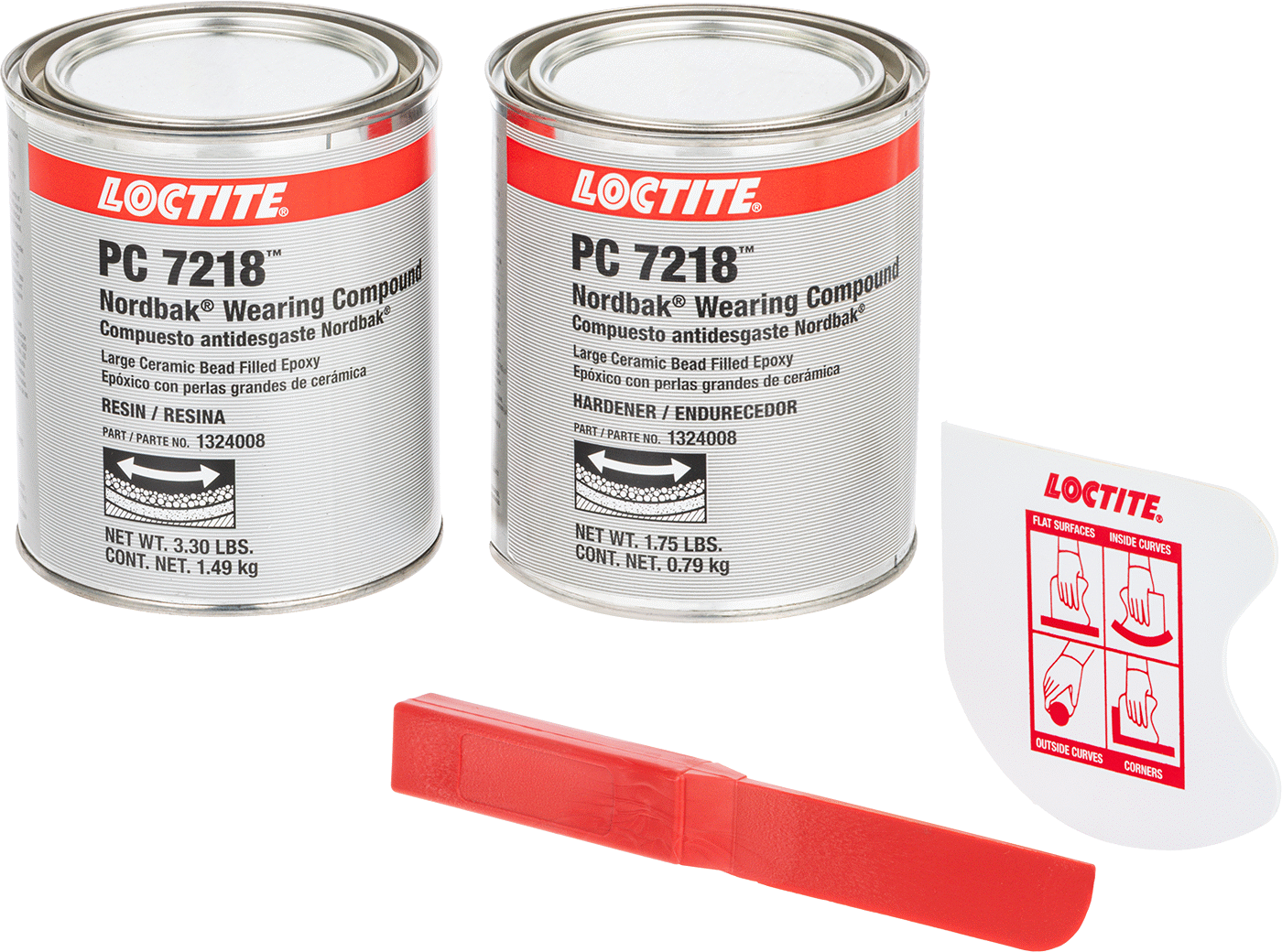 Metal için Yüzey Dolgu Maddesi, Aşınmaya Dayanıklı, Loctite® PC7218, 5 lbs.