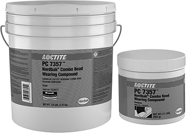 Metal için Yüzey Dolgu Maddesi, Aşınmaya Dayanıklı, Loctite® PC7357, 6 lbs.