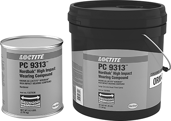 Metal için Yüzey Dolgu Maddesi, Darbeye Dayanıklı, Loctite® PC9313, 25 lbs.
