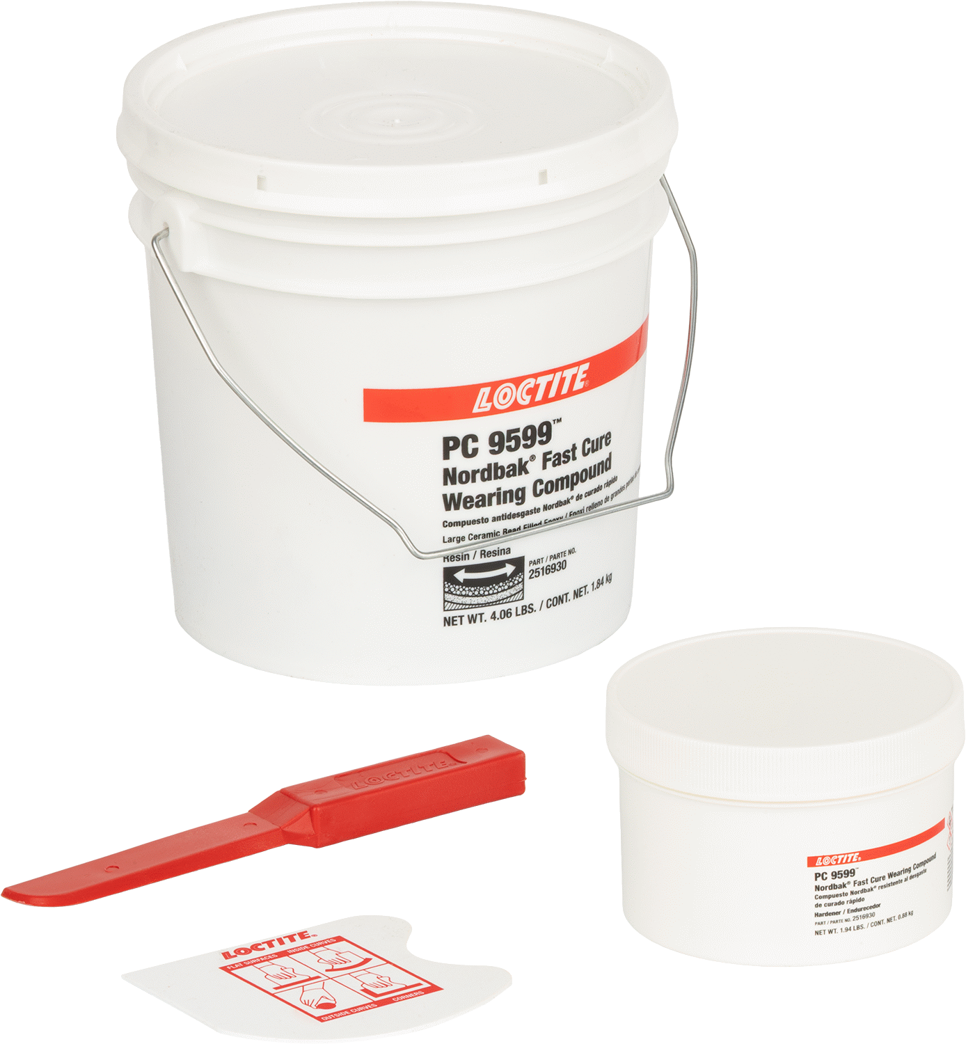 Metal için Yüzey Dolgu Maddesi, Aşınmaya Dayanıklı, Loctite® PC9599, 6 lb.