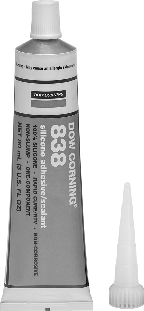 Kullanıma Hazır Silikon Kauçuk Dolgu Bileşiği, Dow Corning 838, 3 FL. oz. Tüp