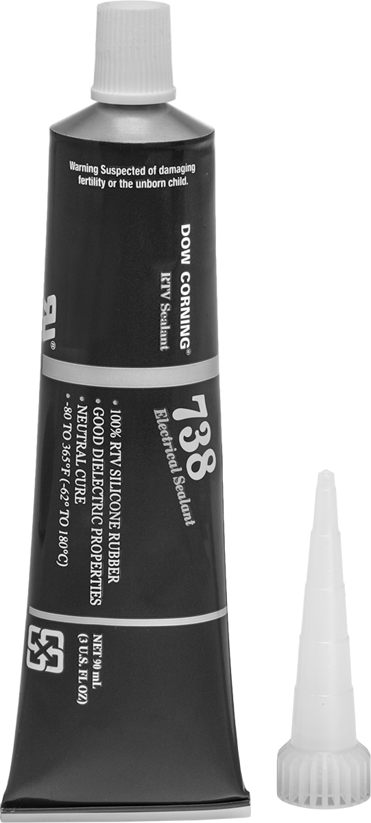 Kullanıma Hazır Silikon Kauçuk Dolgu Bileşiği, Dow Corning 738, 3 FL. oz. Tüp