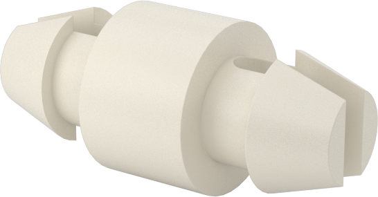 Naylon 6/6 Çift Kilitli Geçmeli Ayırıcılar, 1/8" Uzunluk