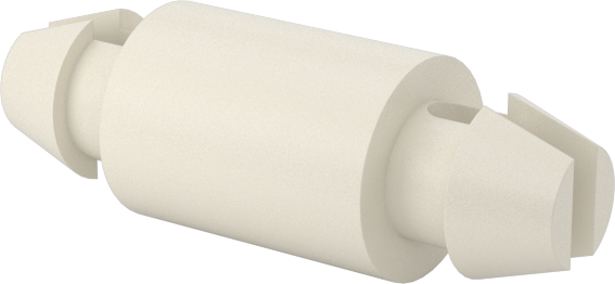 Naylon 6/6 Çift Kilitli Geçmeli Ayırıcılar, 1/4" Uzunluk