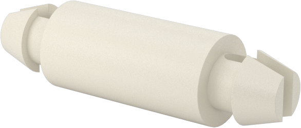 Naylon 6/6 Çift Kilitli Geçmeli Ayırıcılar, 3/8" Uzunluk