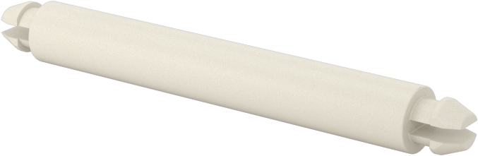 Naylon 6/6 Çift Kilitli Geçmeli Ayırıcılar, UL 94 V-0, 1-1/4" Uzunluk, 1/8" Delik Çapı için