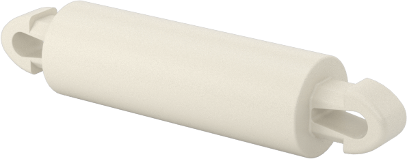 Naylon 6/6 Çift Kilitli Geçmeli Ayırıcılar, UL 94 V-0, 14 mm uzunluk, 2,5 mm Delik Çapı için