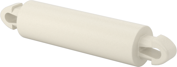 Naylon 6/6 Çift Kilitli Geçmeli Ayırıcılar, UL 94 V-0, 16 mm Uzunluk, 2,5 mm Delik Çapı için