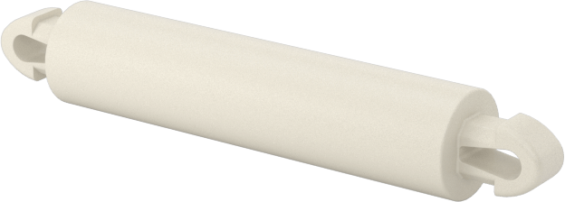 Naylon 6/6 Çift Kilitli Geçmeli Ayırıcılar, UL 94 V-0, 20 mm Uzunluk, 2,5 mm Delik Çapı için