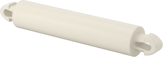 Naylon 6/6 Çift Kilitli Geçmeli Ayırıcılar, UL 94 V-0, 22 mm Uzunluk, 2,5 mm Delik Çapı için