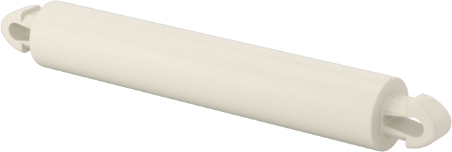 Naylon 6/6 Çift Kilitli Geçmeli Ayırıcılar, UL 94 V-0, 26,5 mm Uzunluk, 2,5 mm Delik Çapı için