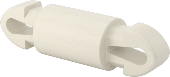 Naylon 6/6 Çift Kilitli Geçmeli Ayırıcılar, UL 94 V-0, 7 mm Uzunluk, 3,5 mm Delik Çapı için