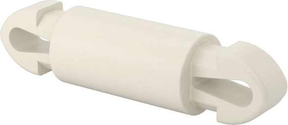 Naylon 6/6 Çift Kilitli Geçmeli Ayırıcılar, UL 94 V-0, 9 mm Uzunluk, 3,5 mm Delik Çapı için