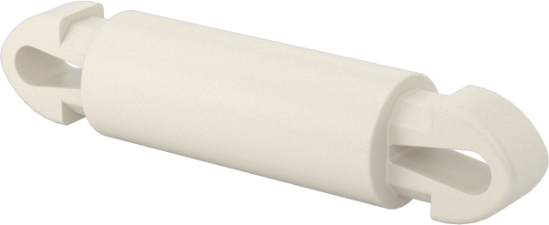 Naylon 6/6 Çift Kilitli Geçmeli Ayırıcılar, UL 94 V-0, 12 mm Uzunluk, 3,5 mm Delik Çapı için