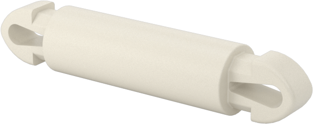 Naylon 6/6 Çift Kilitli Geçmeli Ayırıcılar, UL 94 V-0, 14 mm uzunluk, 3,5 mm Delik Çapı için