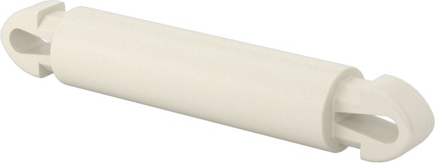 Naylon 6/6 Çift Kilitli Geçmeli Ayırıcılar, UL 94 V-0, 18 mm Uzunluk, 3,5 mm Delik Çapı için