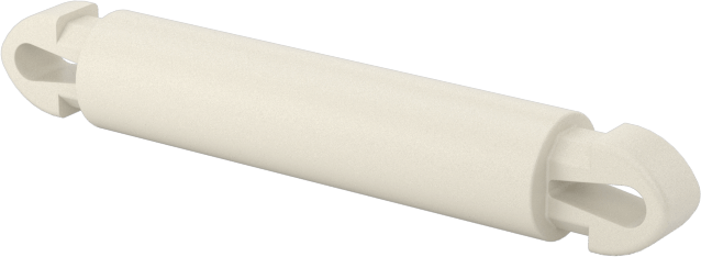 Naylon 6/6 Çift Kilitli Geçmeli Ayırıcılar, UL 94 V-0, 20 mm Uzunluk, 3,5 mm Delik Çapı için