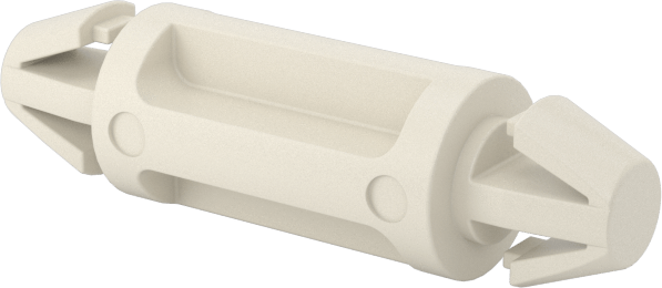 Naylon 6/6 Çift Kilitli Geçmeli Ayırıcılar, UL 94 V-2, 12 mm Uzunluk, 4 mm delik çapı için