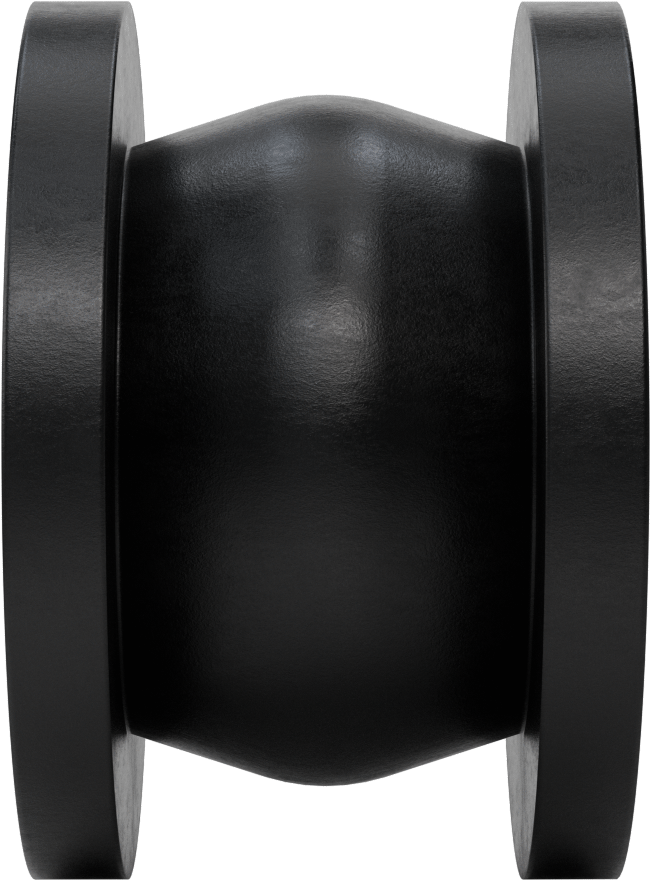 Flanşlı Sıkıştırma Yayı, 3,125" Uzunluk, 3.76" OD, 2.5" ID