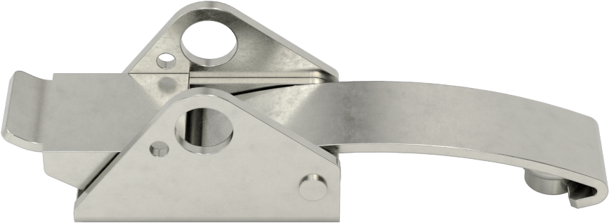 Çekme Mandalı, Düğme Çarpma ile, 17-7 PH Paslanmaz Çelik, 3-3/8“ Uzunluk x 15/16” Genişlik