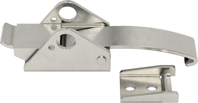 Çekme Mandalı, Kare Çarpma ile, 17-7 PH Paslanmaz Çelik, 3-3/8“ Uzunluk x 15/16” Genişlik