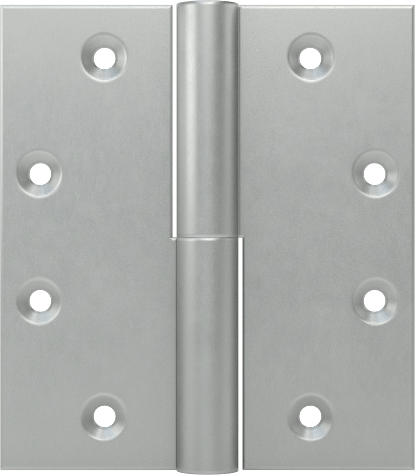 Kaldırmalı Giriş Kapısı Menteşesi, Krom Kaplı Çelik, 4,5“ x 2” Kapı Kanadı, Sol Yan Kapı Montajı