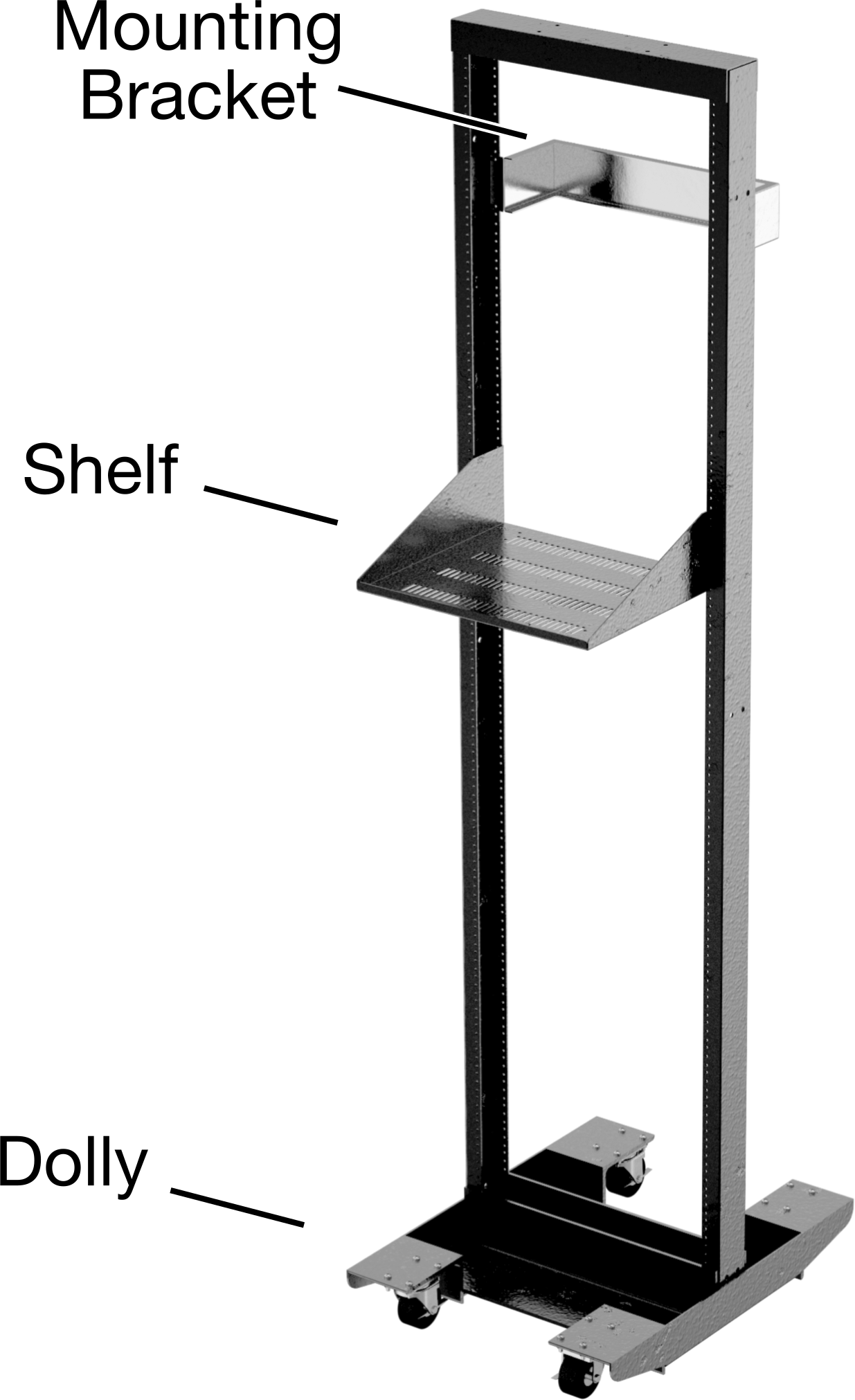 Rack Shown with Accessories