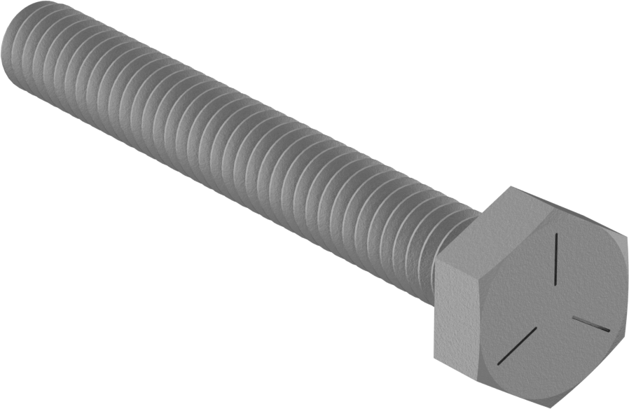 2" Long 1/4"-20 Thread Size Hex Head Screws for T-Track