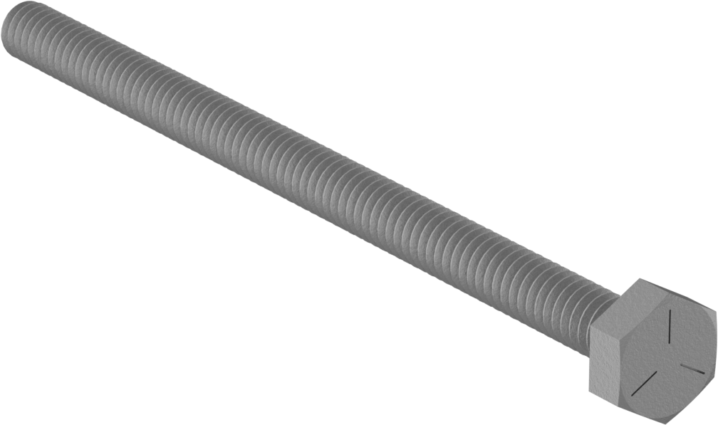 4" Long 1/4"-20 Thread Size Hex Head Screws for T-Track