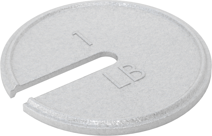 Kilitli Test Ağırlığı, Kalibrasyon Sertifikası ile, 1 lb.