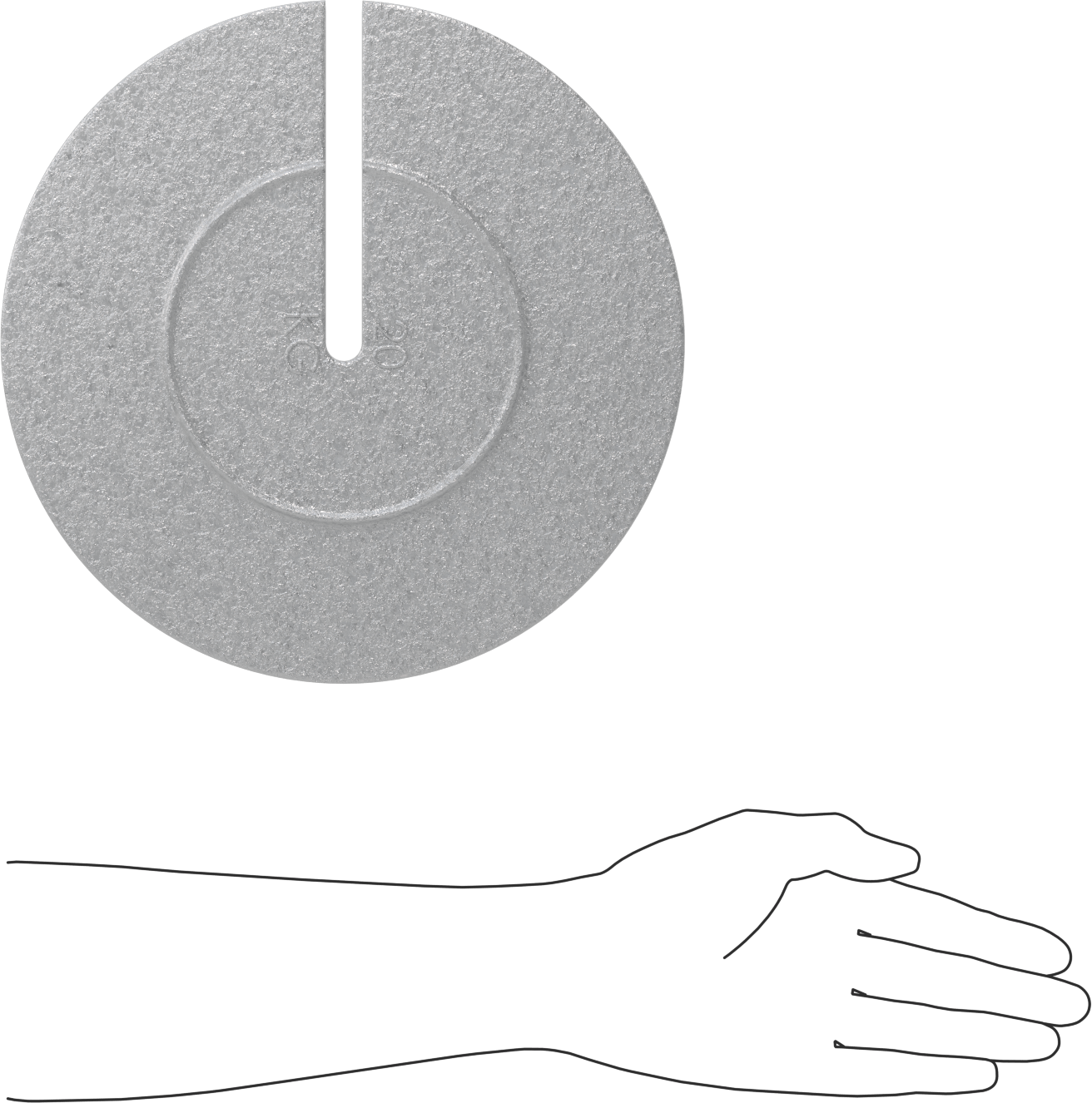 Kilitli Test Ağırlığı, 20 KG