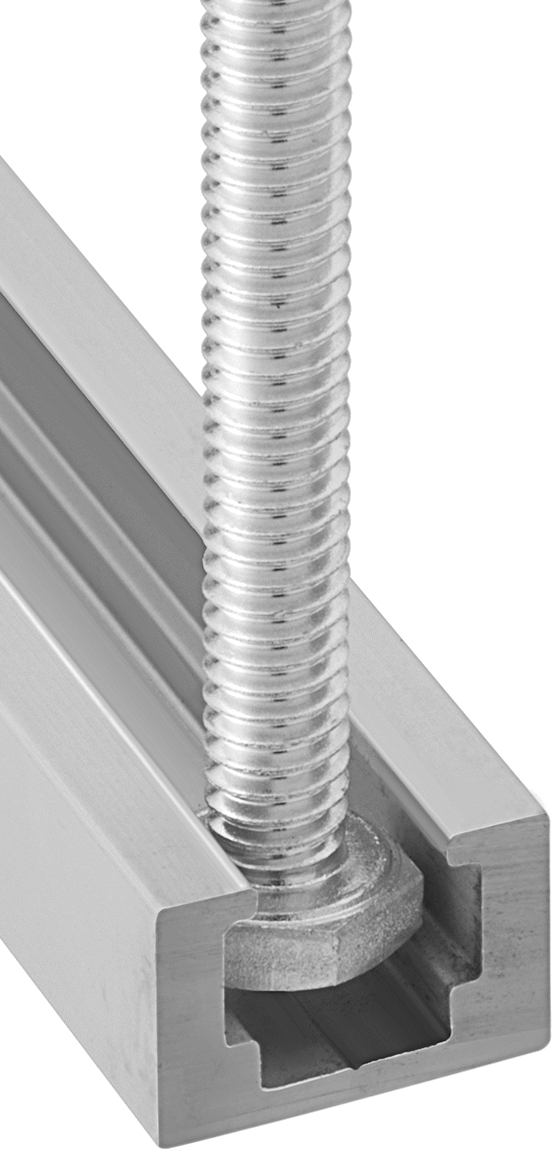 2" Long 1/4"-20 Thread Size Hex Head Screws for T-Track