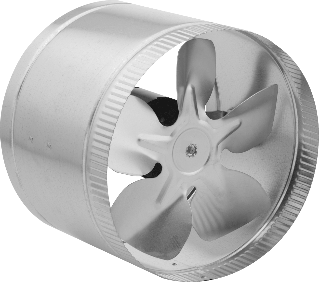 Isıtıcı ve Klima Takviye Fanı, 8" Çaplı Kanal için, 1 Speed