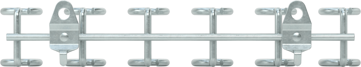 Sabit Pegboard Tutucu, Hafif Hizmet, 2" Çıkıntı