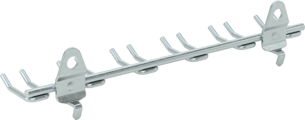 Sabit Pegboard Tutucu, 3/8" parça çapı için, Hafif Hizmet, 1-1/2" Çıkıntı