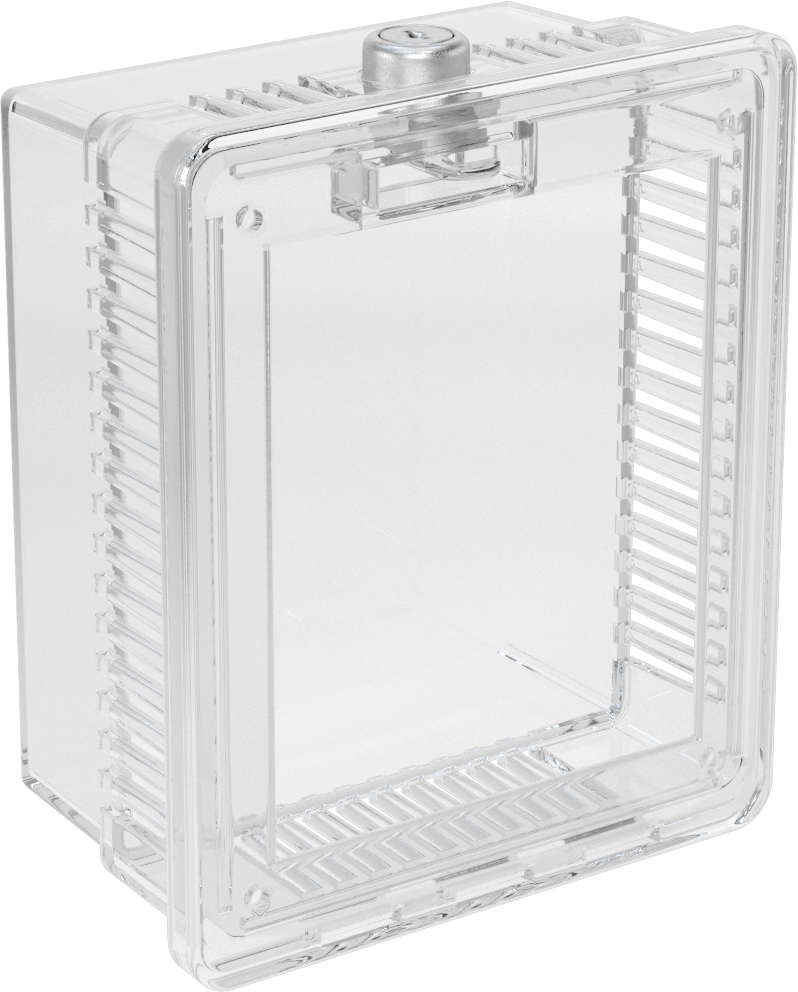 Termostat Koruyucu, 5-1/4" Yüksek Termostat için Halkalı Tabanlı Plastik